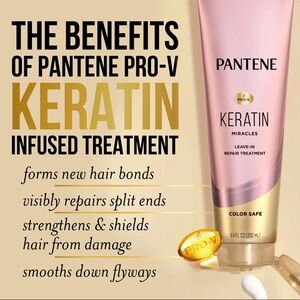Pantene Pro-V Keratin Miracles Leave-In Treatment - Gold